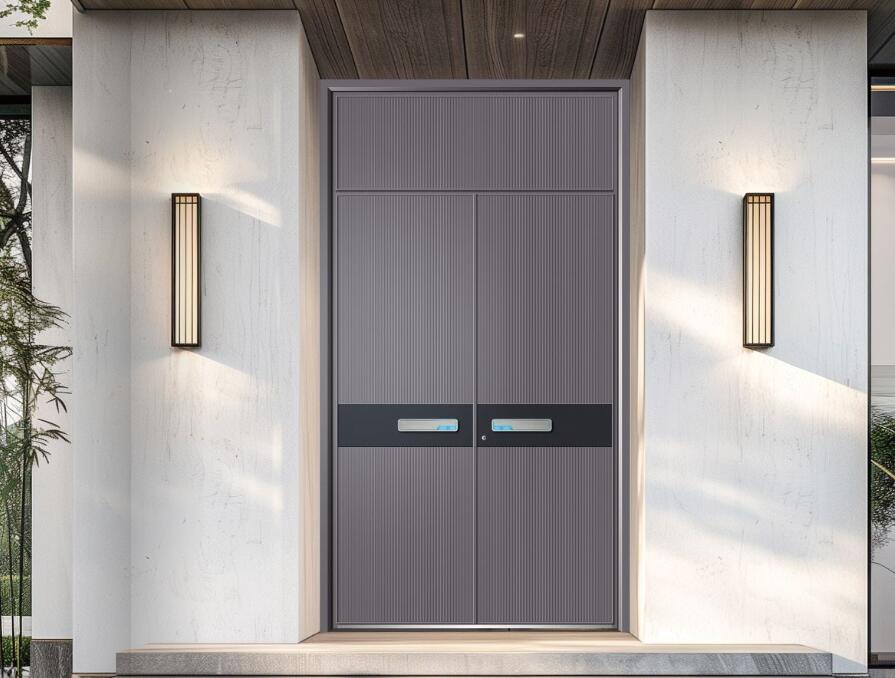 加高門楣精雕鑄鋁門